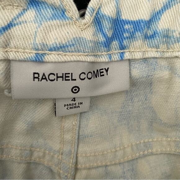 Rachel Comey x Target Collab Tie Dye Retro High Waist Straight Blue Cream Jean 4 - Picture 8 of 8